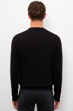 Erkek Siyah Basic Kazak