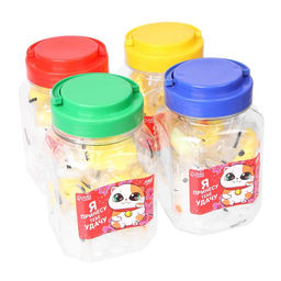 Цена за 15 шт. Антистресс сквиш мялка «Котики», в банке, МИКС