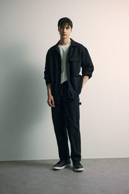 Хлопковая рубашка с длинными рукавами Relax Fit - Defacto фото 2