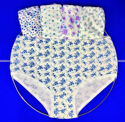 Цена за 5 шт. "Горянка" трусы женские хлопок 100% цветные