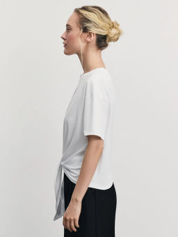 Футболка с завязкой на талии / Zarina  фото 4