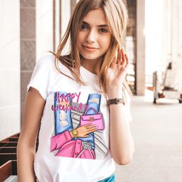 Эксклюзивная футболка Yana Pletneva упаковка плотный Zip пакет!