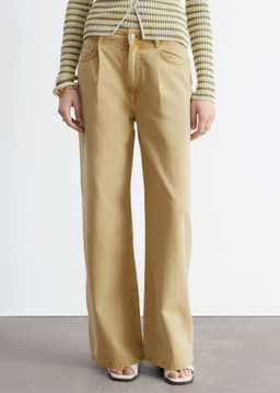 Vaqueros con pliegues en la cintura - H&m фото 8