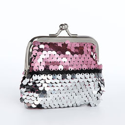 Кошелек дет 02-07-01 Блеск, 9*3*8, отд на фермуаре, розовый /белый - Simaland фото 7