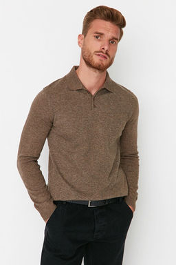 Vizon Slim Fit Y_nl_ Polo Yaka D__meli Smart Triko Kazak TMNAW23KZ00238