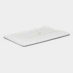 Блюдо Magistro Hypnose, 27×16.5×2 см, прямоугольное, фарфор, белое