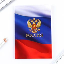 Ежедневник в мягкой обложке Россия, формат А5, 80 листов . - Artfox фото 2