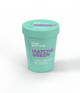 КАФЕ КРАСОТЫ le Cafe Mimi COLOURS Крем д/тела "MATCHA GREEN" 200мл банка