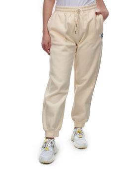 M043 BEIGE Брюки спортивные женские на флисе (100% хлопок) 7986 - Fashion фото 7