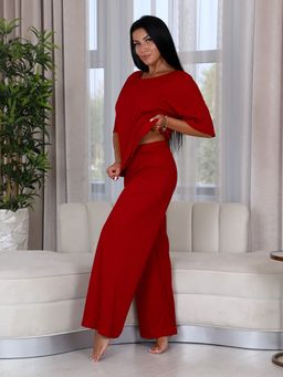 02 ЖЕНСКИЙ КОСТЮМ (брюки) (Винный) - А-дина фото 3