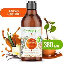 Подарочный набор Synergetic: Крем для рук и тела 380 мл + Гель для душа 380мл  фото 2