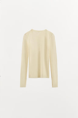 BUTTON-UP COTTON T-SHIRT - Zara фото 6