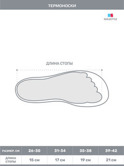 Термоноски 18з13124 брусника