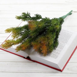 Елка ветка искусственная 42 см 7 веток / AB4192-7P /уп 2/250/1000/Новый год - Галеонтрейд фото 5