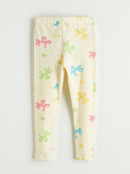 K?z ?ocuk Bask?l? Uzun Tayt