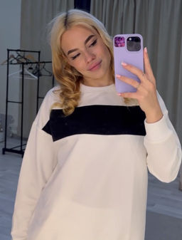 Мягкий уютный костюм из хлопкового футера. - Solo mio фото 16