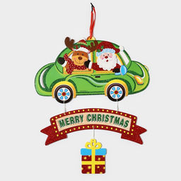 Новогоднее украшение настенное Merry Christmas, подвеска, 45х38,5 см