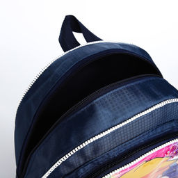 Рюкзак детский на молнии, цвет синий - Simaland фото 4