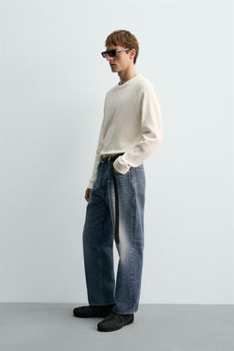 AARON LEVINE X ZARA WAFFLE-KNIT TEXTURE T-SHIRT  фото 12