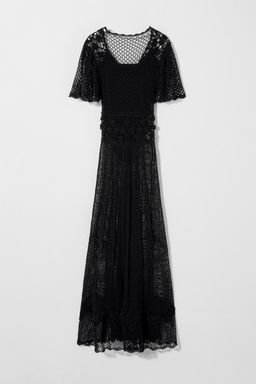 CROCHET KNIT DRESS KATE MOSS X ZARA  фото 3