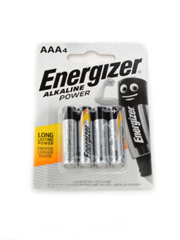 Батарейка Energizer Alkaline Power LR03 BL-1 /уп 48/мизинчиковая
