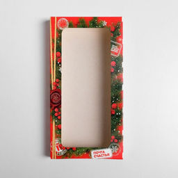 Цена за 5 шт. Коробка для шоколада новогодняя «Волшебная почта», с окном, 17×8.5×1.5 см