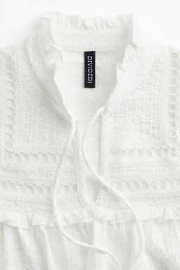 Blusa oversize con ribetes de volante - H&m фото 6