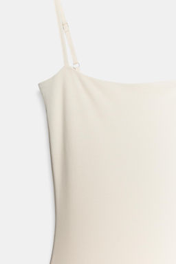 VESTIDO COMBINADO VOLANTES / Crudo - Zara фото 7