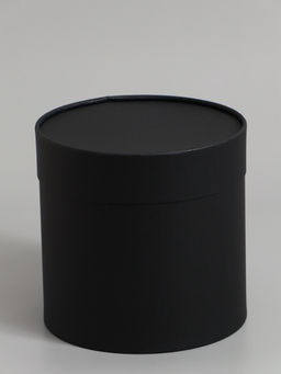 Коробка подарочная, завальцованная, "Черная", 21 х 21 см