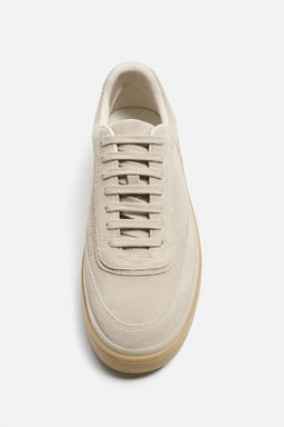 CASUAL LEATHER SNEAKERS - Zara фото 7