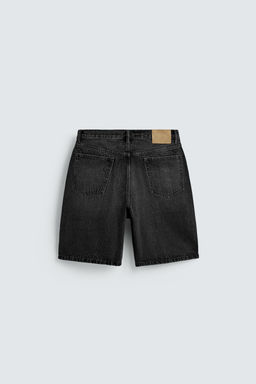 BERMUDA DENIM STRAIGHT FIT / Carb?n - Zara фото 9