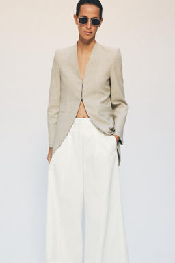 BLAZER LARGA RAYAS ZW COLLECTION / Arena / Vigor? - Zara фото 2