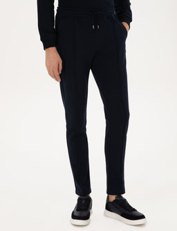 Lacivert Slim Fit Nerv_rl_ D_z Pa_a E_ofman Alt_