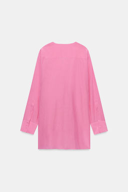 BLUSA FLUIDA LAZADAS ZW COLLECTION / Chicle - Zara фото 10