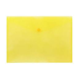 Набор папок-конвертов на кнопке 10 штук, А4, 150 мкм, Calligrata Standard, прозрачные, микс