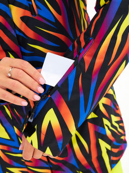 Женская горнолыжная сноубордическая куртка Alpha Endless Ultra Chaleur SNB 423/316_1 Разноцветный  фото 13