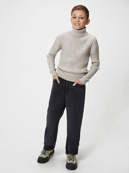 20130160005, Брюки (утепленные) детские для мальчиков Miura темно-серый