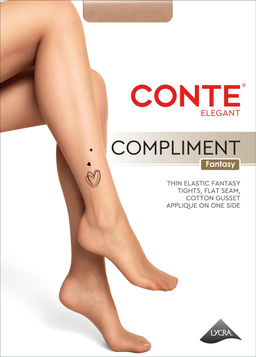 Колготки фантазийные CONTE COMPLIMENT Колготки женские bronz