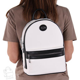 Рюкзак женский 69145-1 white Velina Fabbiano-Safenta/50 в Новосибирске