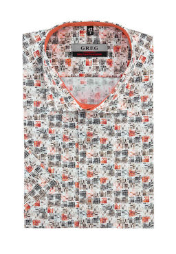 Сорочка мужская короткий рукав GREG 455/101/365/Z/1_GB  фото 2