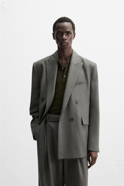 DOUBLE-BREASTED SUIT BLAZER X NANUSHKA - Zara фото 11