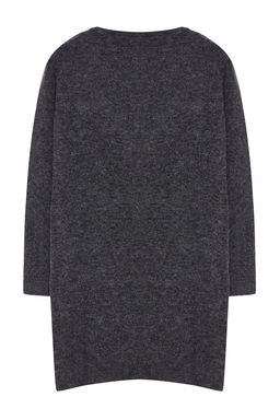 Antrasit Mini Boy Triko Yunlu Elbise TWOAW25EL00018 - Trendyolmilla фото 7