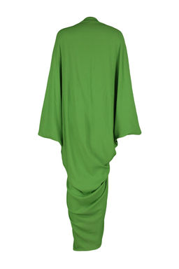 Haki Genis Kal?p Maxi Dokuma Buzgulu Plaj Elbisesi TBESS23EL00274