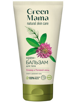 Крем-бальзам для тела Клевер и полевой хвощ 170 мл Green mama/Грин мама