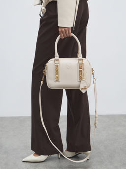 Женская сумка с ручками LOVE MOSCHINO PURE ESSENTIAL Артикул 4561267, молочно-бежевый  фото 5