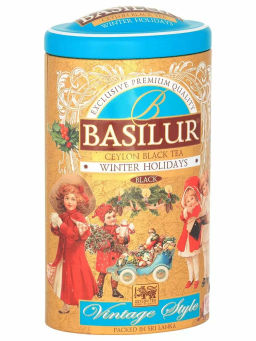 Коллекция Винтаж / Зимние каникулы / (71611) ЖБ черн. вес 100 г (BASILUR)