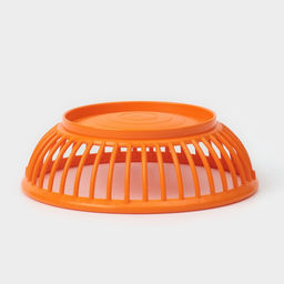 Ваза для фруктов Доляна «Дискарт», пластик, 21.5×6.7 см, оранжевая