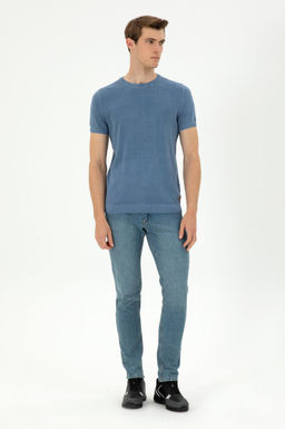 Мужской свитер цвета индиго Неожиданная скидка в корзине - U.s. polo assn фото 4