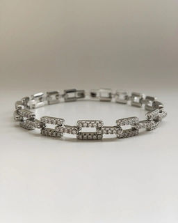 Браслет с цирконами