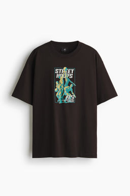 Camiseta con motivo estampado Loose Fit - H&m фото 9